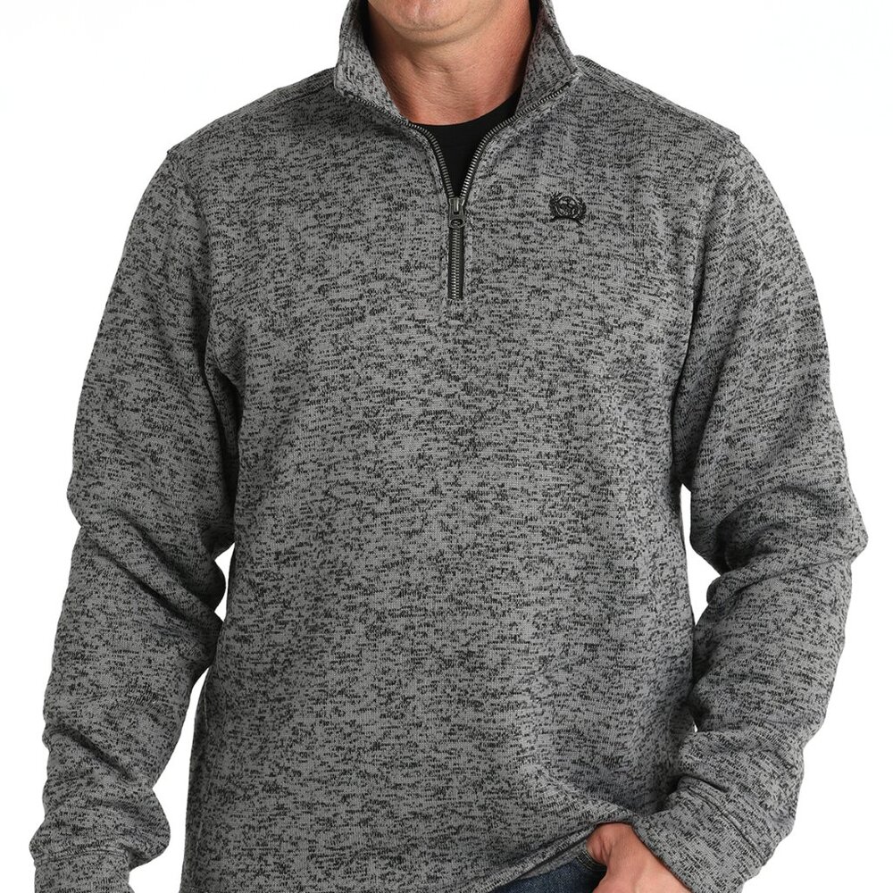 Men's Cinch Gray 1/4 Zip Sweater